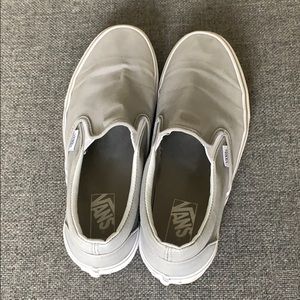 Vans Shoes - Grey Slip On Vans Vans Shoes - Grey Slip On Vans
